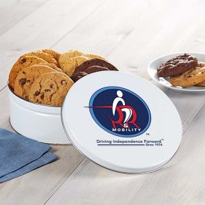 Logo Cookie Tins - Mobility Customer Gift
