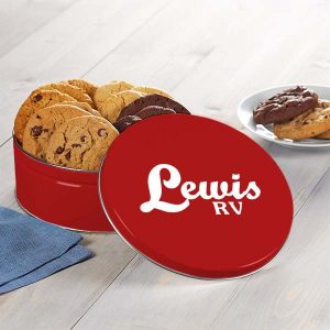 Logo Cookie Tins - RV Customer Gift