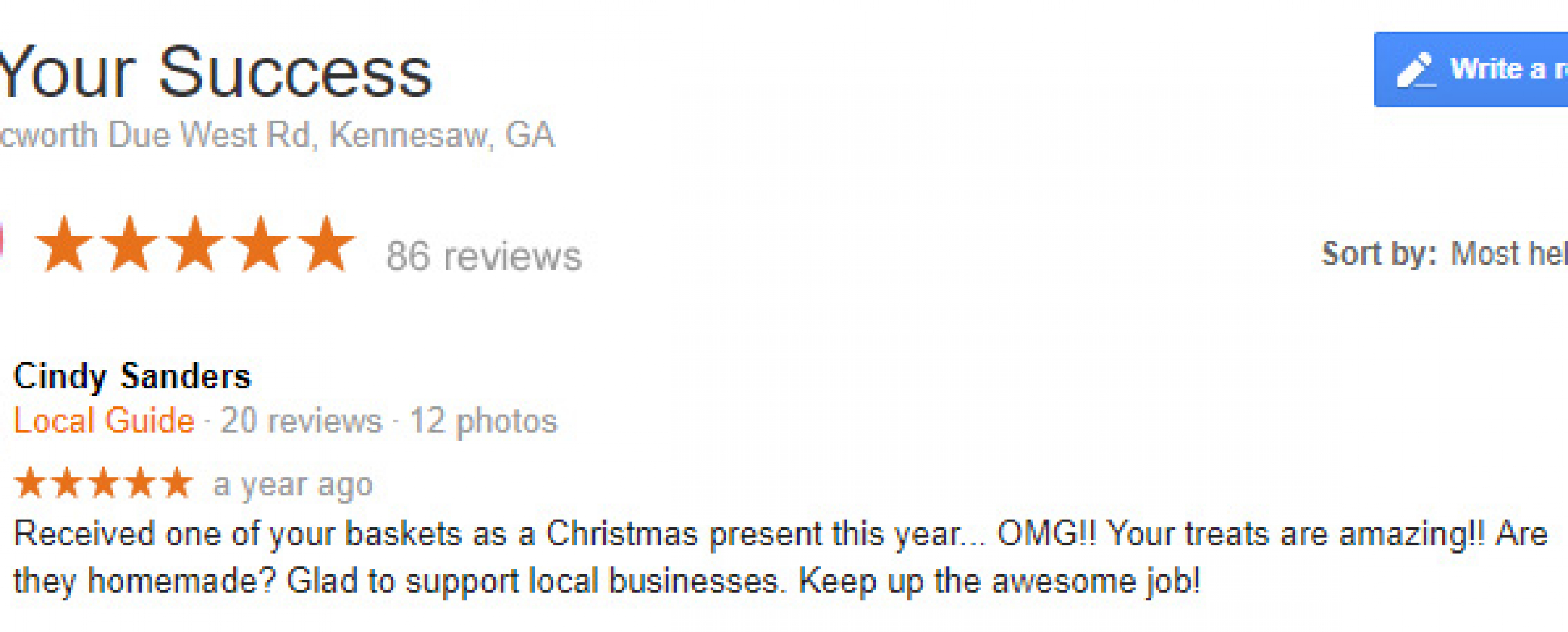 google_reviews_2021 - To Your Success, Inc.